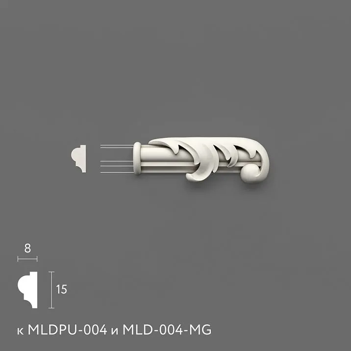 Polyurethane molding NPU-437.1R. Molding decor. Image 69942510c397e