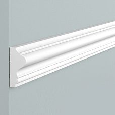 Polystyrene molding LD32 high-density HI WOOD 32x15 mm close-up