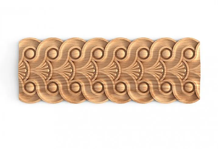 Decorative molding K-068 from oak or beech
