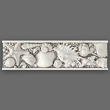 Decorative applique KPU-091, polyurethane molding for wall finishing