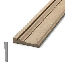 Наличник деревянный MLD-007.1 в интерьере для проемов