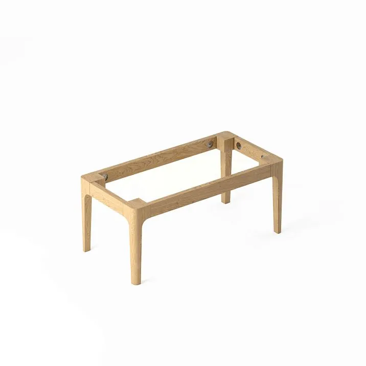 Banquette frame made of solid wood