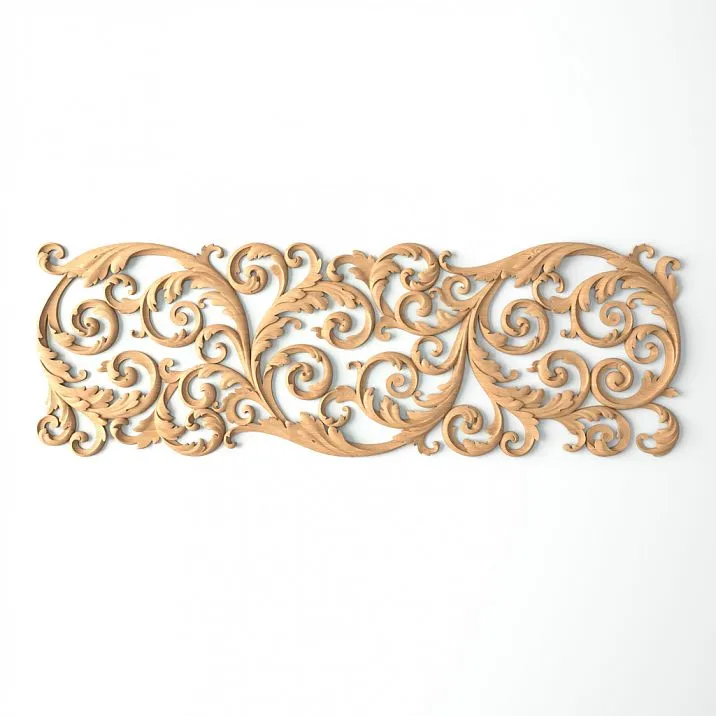 Carved Inlay from Oak or Beech - N-354R