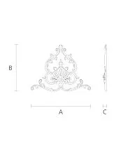 C-037 Decor Set Drawing
