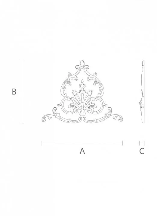 C-037 Decor Set Drawing