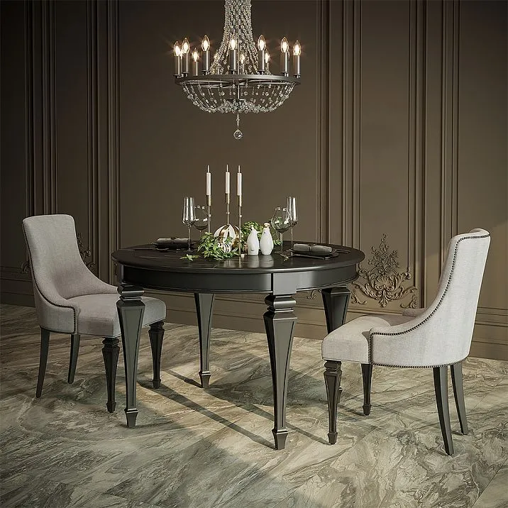 Geometric furniture leg MN-102 made of wood for table, chair, console, photo