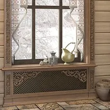 Wooden inlay N-339R for home decor in Russian style