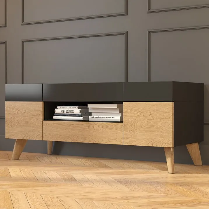 Modern furniture legs MN-228, sideboard with modern wooden legs