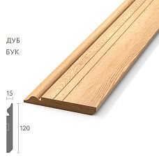 Wooden ceiling skirting board PLT-001
