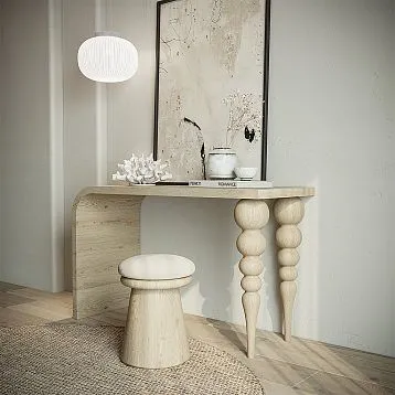 Buy wooden decorative leg from the manufacturer, for console