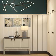 Types of round wooden handles from solid wood