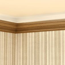 Ceiling cornice KZ-002 from oak with uniform structure