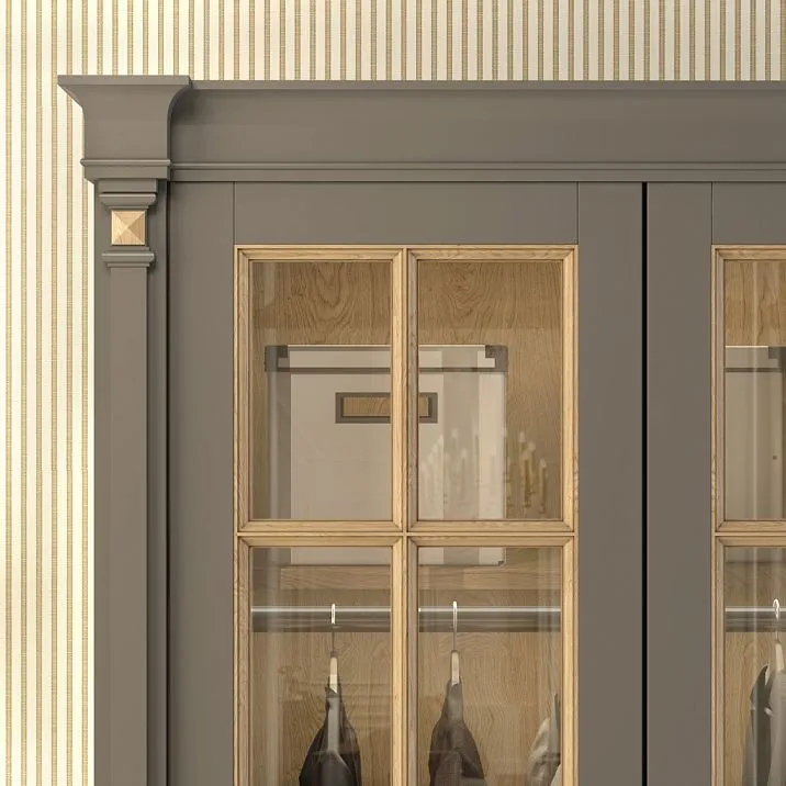 Wooden door portals, cornice KZ-005 for door finishing