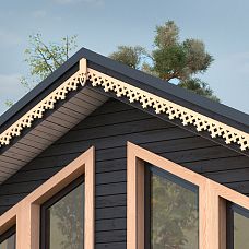 Carved decorative elements on the roof of the house, Carved Connecting Element SNL-9