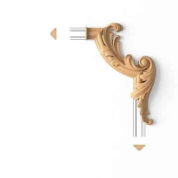 Декоративный элемент угловой MLD-2U-2R