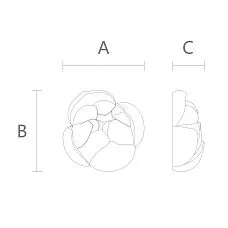 Carved inlay N-496 pattern