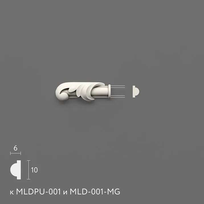 Polyurethane molding NPU-438.1L. Molding decor. Image 6994243c842bc