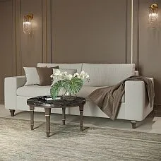 Geometric furniture leg MN-204 made of wood in interior