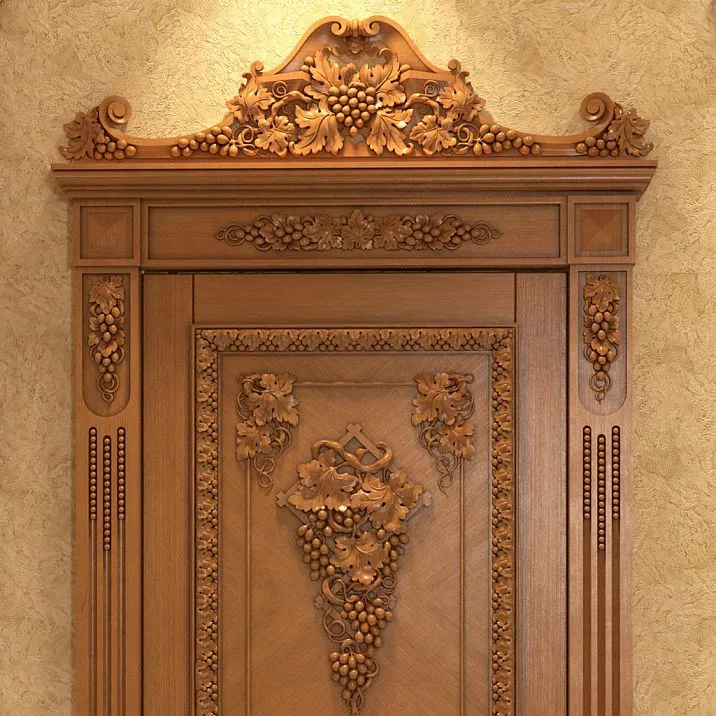 Carved Insert N-259 from the "Grape" collection, for interior decoration