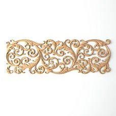 Carved Insert from Oak or Beech - N-354L