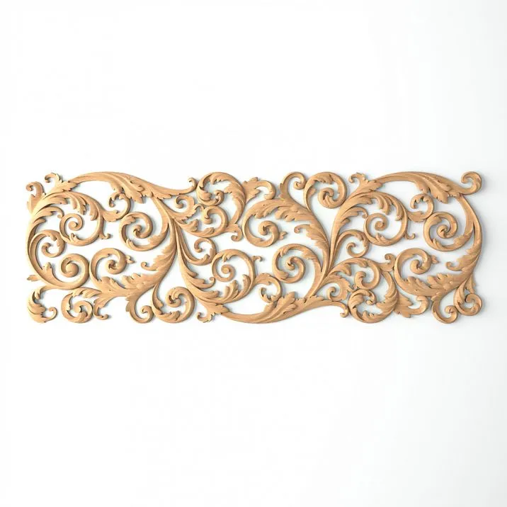 Carved Insert from Oak or Beech - N-354L