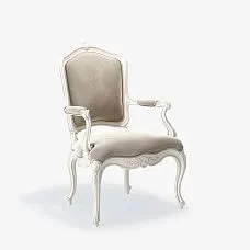 Versailles 004-001 Chair on White Background