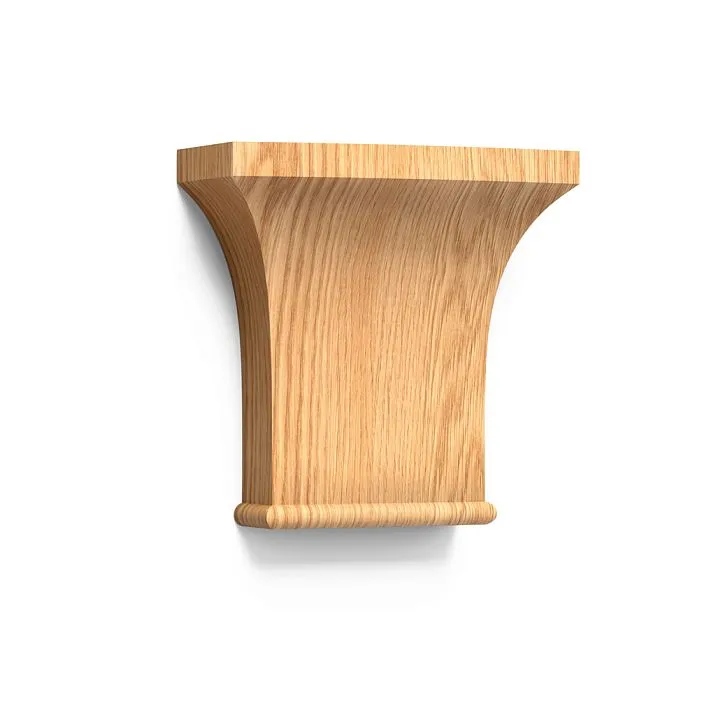 Carved Capital KL-063 from Solid Oak