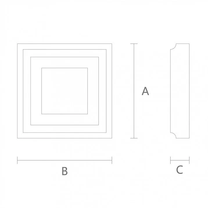 Unique Carved Outlet R-058 Drawing