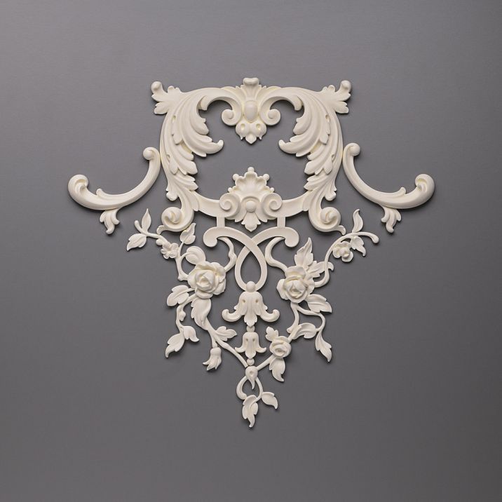 Luxurious interior with wall molding decoration