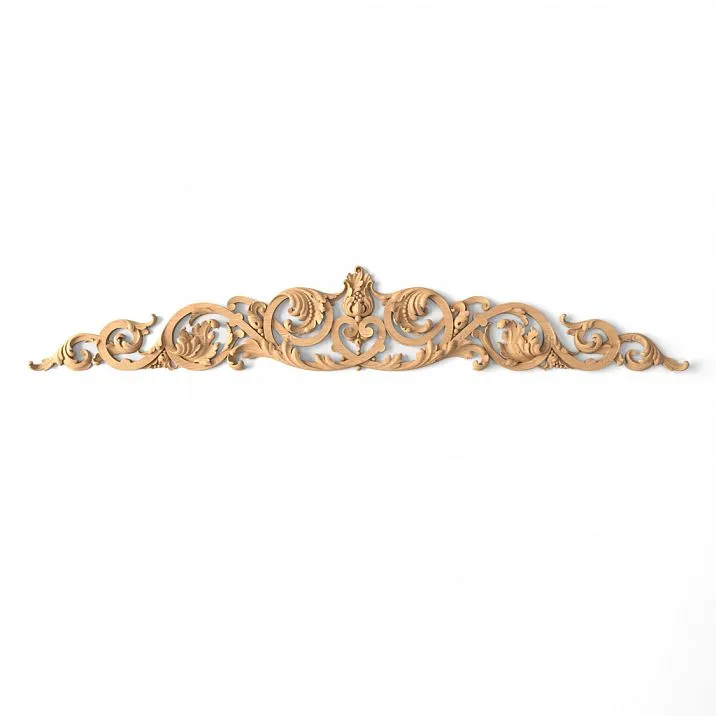 Carved wooden inlay for walls, ceilings, doors, or furniture