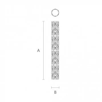 Carved wooden columns