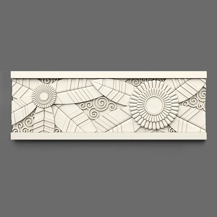 Wall molding KPU-103, polyurethane trim, buy in Moscow