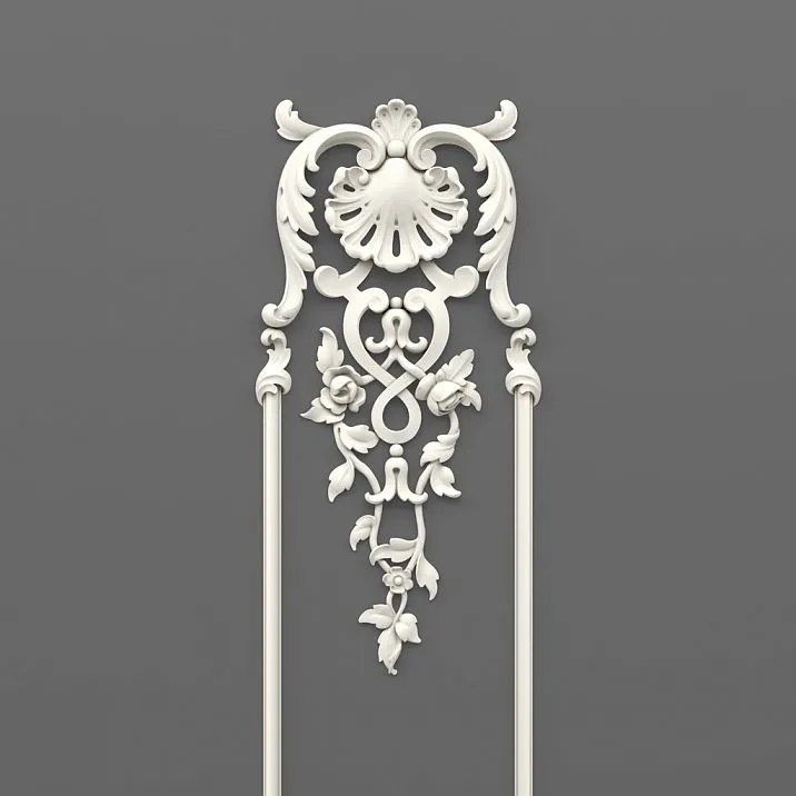 Polyurethane decoration set CPU.VRS-058 set diagram