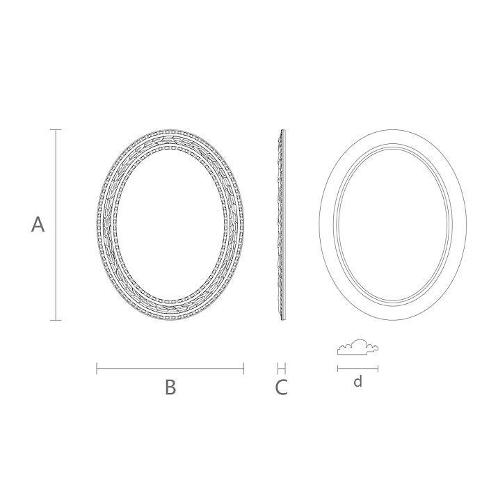 Buy Carved Frame RM-010 Drawing
