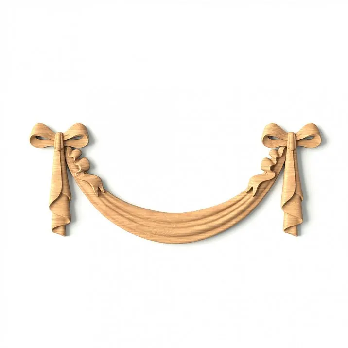 Carved applique N-079-1 for decor usage