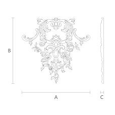 Carved Inlay N.VRS-001. Decorative Inlays. Image 6717468dd3a34