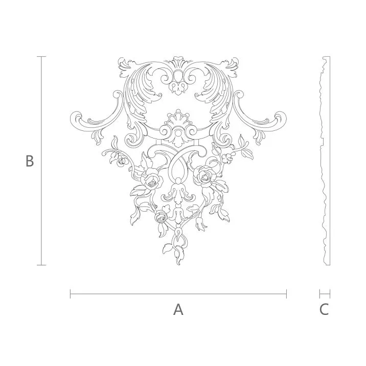Carved Inlay N.VRS-001. Decorative Inlays. Image 6717468dd3a34