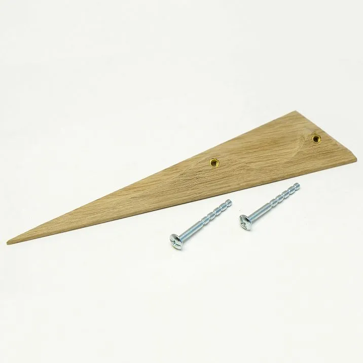 Triangular wooden furniture handle