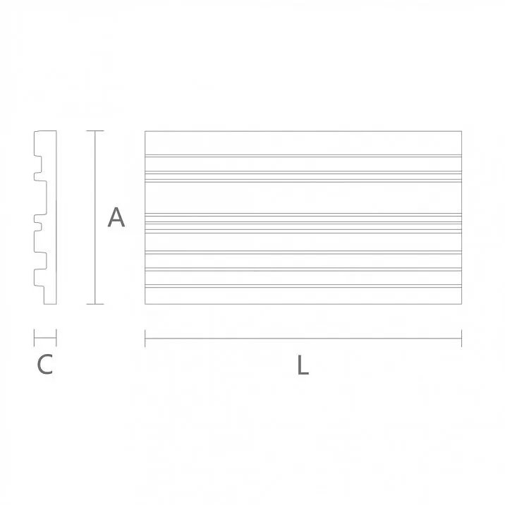 MLD-034 molding drawing.