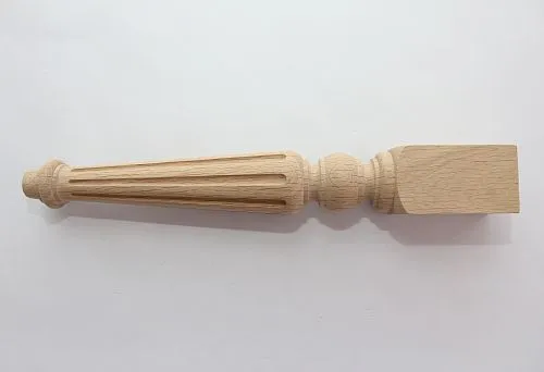 Резная ножка 300 мм для устойчивой и красивой мебели.