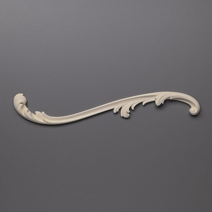 Decorative left polyurethane appliqu&eacute; NPU-423L &mdash; a strong and lightweight accessory for design photo