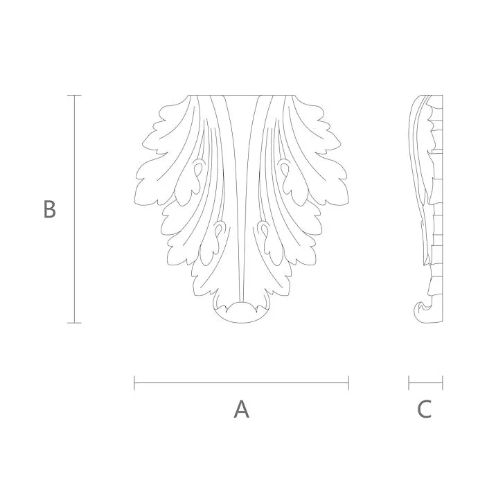 Relief Insert from Polyurethane NPU-109 Drawing