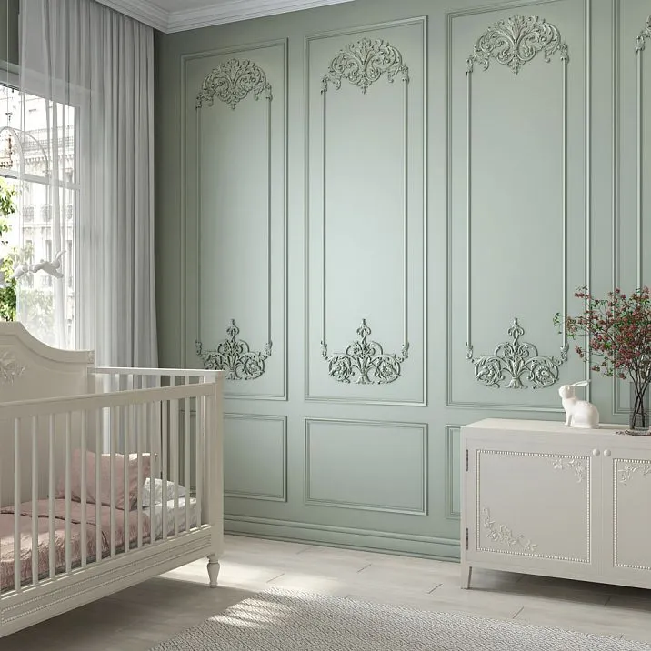 Wooden decor for children's interior, carved insert N-276