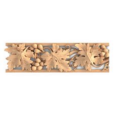 Decorative barge K-058 made of beech and oak