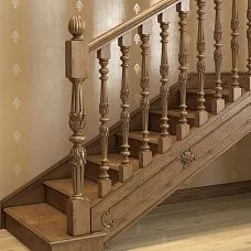 Newel Cap for Post L-023 and staircase in interior