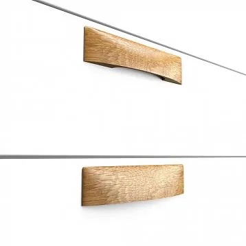 Современные мебельные ручки на фасаде