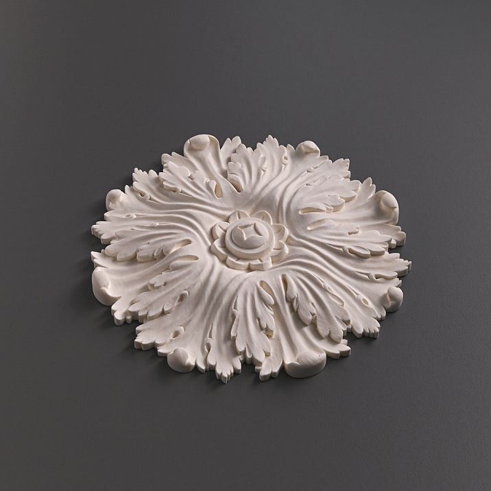 Decorative rosettes made of polyurethane &mdash; universal elements of classic style