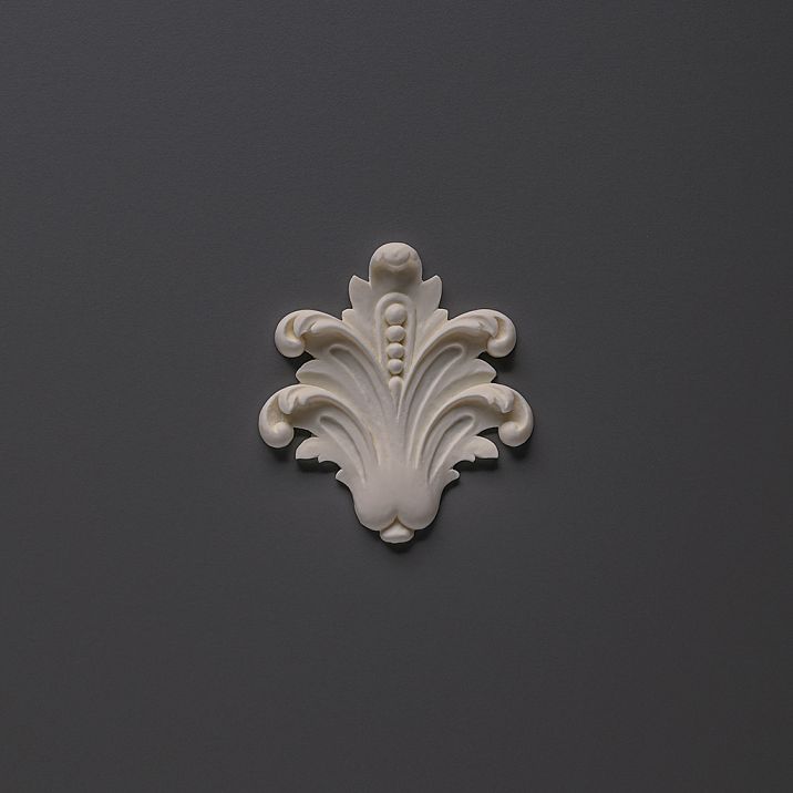 Carved overlay NPU-108 made of polyurethane - a decorative element for walls and furniture
