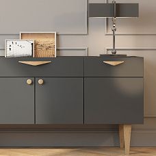 Молдинги для мебельных фасадов из дерева, декор для тумбы фото