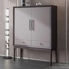 Interior with furniture and handles made from premium wood Taurus HL-060-2M